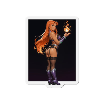 Starfire Teen Titans Magnet – Sexy Anime-Heldin-Magnet, Kühlschrankdeko für Gamer