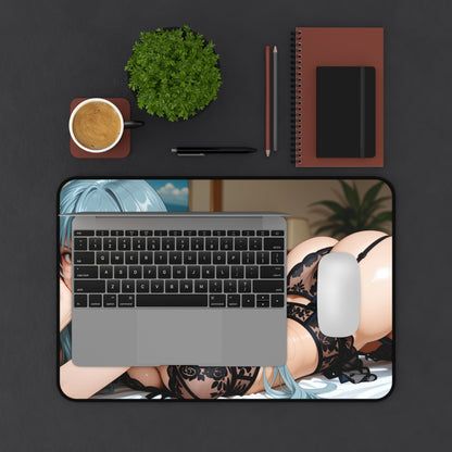 Rei Ayanami Gaming Mouse Pad, Evangelion Desk Mat, Anime Mecha Girl Setup