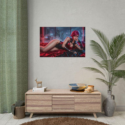 Vi Arcane Poster, Gaming Wall Art, Anime Print, Room Decor