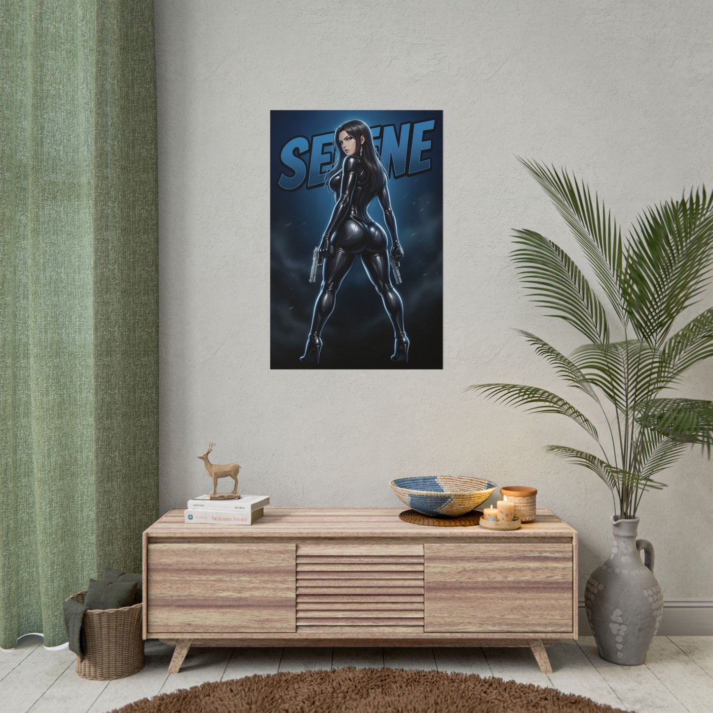 Selene Underworld Poster, Underworld Wall Art Print, Vampire Warrior Girl Decor, Gothic Movie Wall Art, Gift
