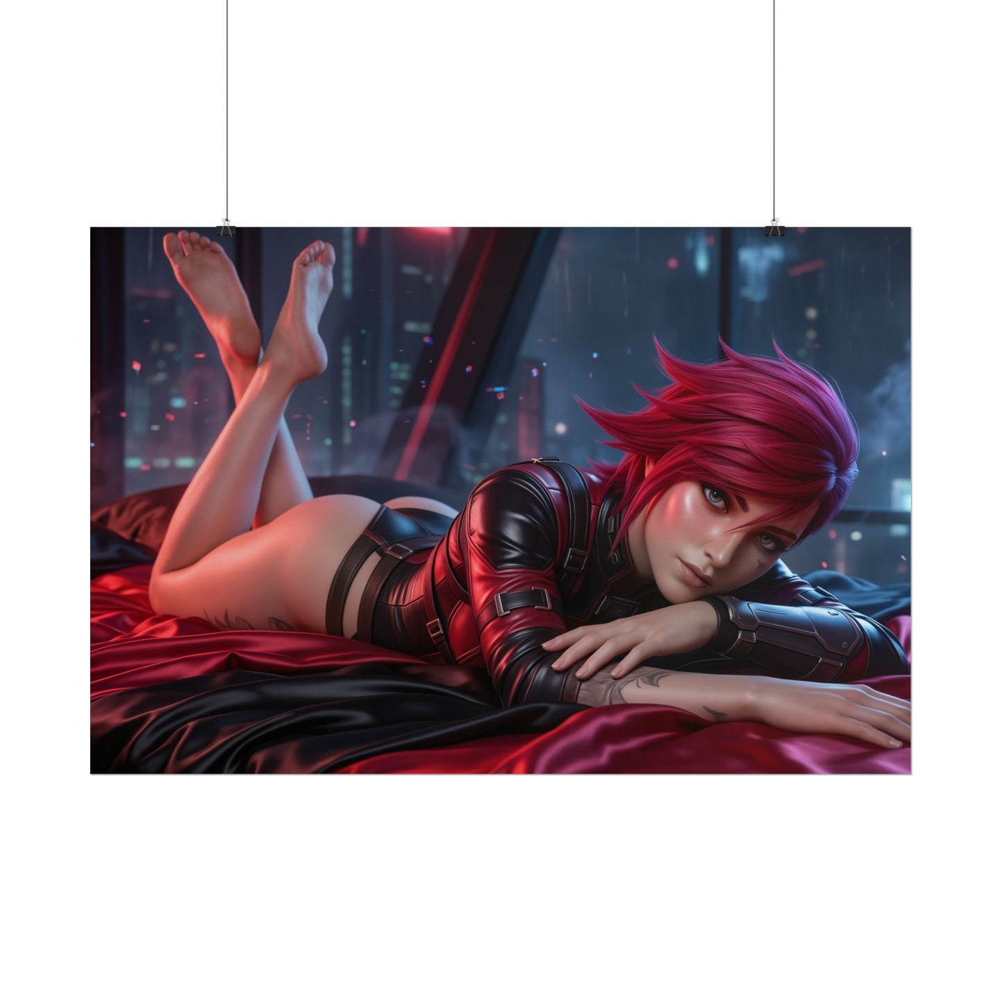 Vi Arcane Poster, Arcane Wall Art, Gaming Print, Gamer Decor