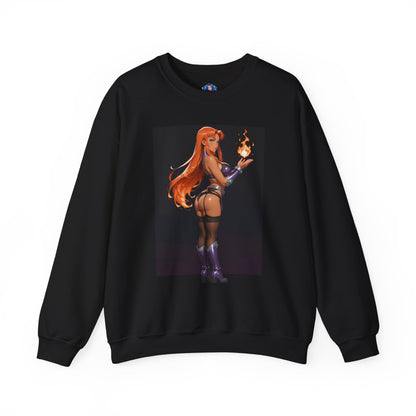 Толстовка Starfire, чохол з круглим вирізом Teen Titans, яскравий одяг супергероїв для колекціонерів
