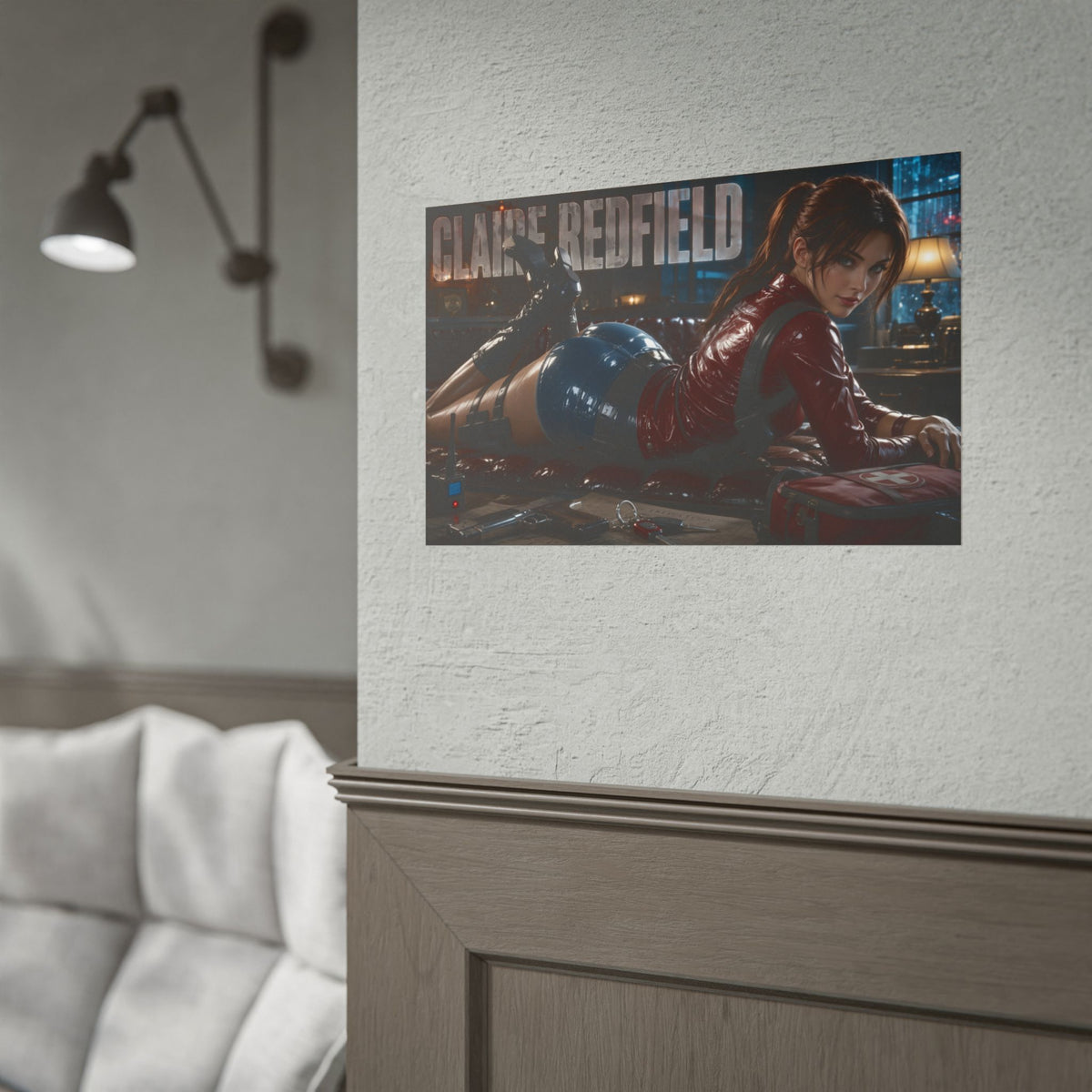 Claire Redfield Resident Evil Poster Gaming Wall Art Gamer Room Decor Art Print