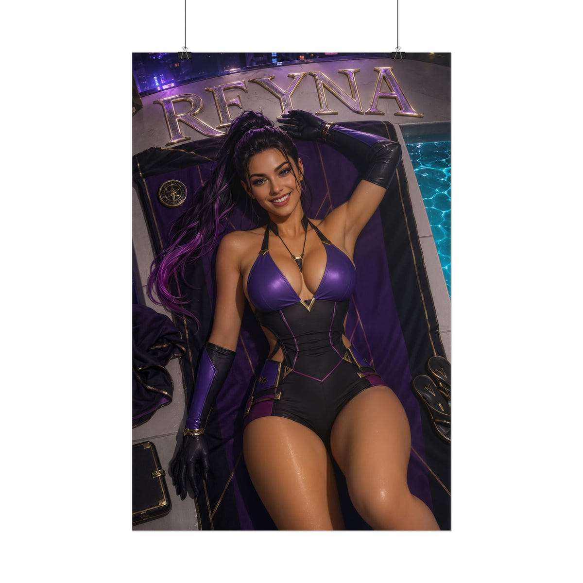 Reyna Valorant Gaming Poster Wall Art Gamer Room Decor Collectible Print