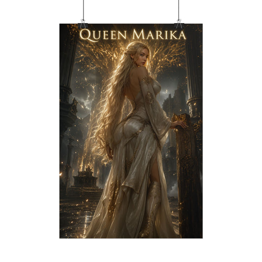 Elden Ring Queen Marika Fantasy Video Game Art Print Collectible Wall Poster