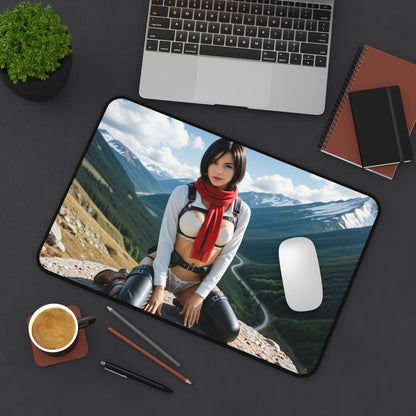 Килимок для миші Mikasa Ackerman, килимок для столу «Атака титанів», набір для гри воїн з аніме