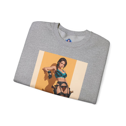 Толстовка з Ларою Крофт, футболка з круглим вирізом Tomb Raiders Hero, затишний вуличний одяг для колекціонерів