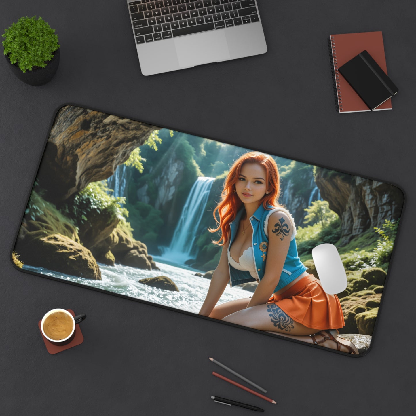 Килимок для столу Nami, килимок для миші з аніме-ігор, великий килимок для столу One Piece Heroin