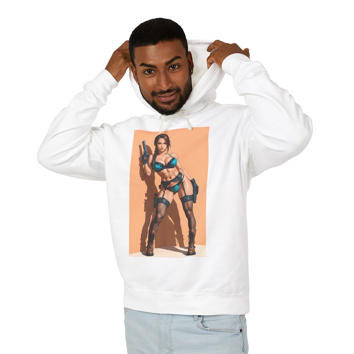 Худі з Ларою Крофт | Худі з Толстовкою Розкрадачки гробниць | Пуловер для героїнь пригод