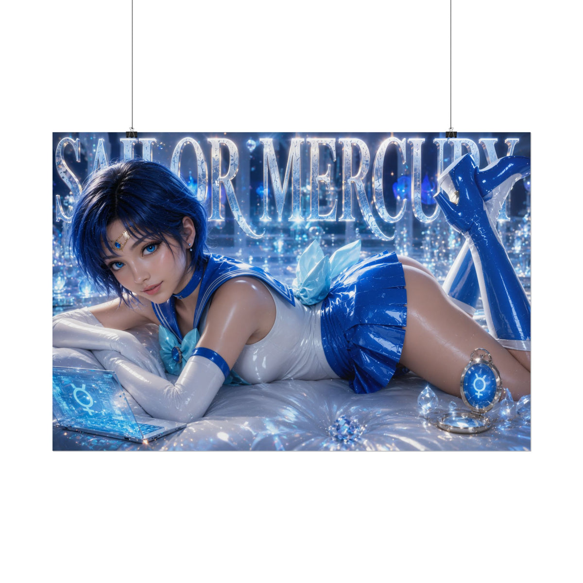 Anime Room Decor Sailor Mercury Sailor Moon Poster Wall Art Character Print