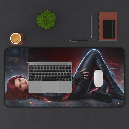 Marvel Mouse Pad, Black Widow Desk Mat, Large Desk Pad