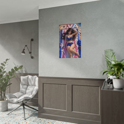D Va Overwatch Gaming Poster Wall Art Gamer Room Decor Collectible Print