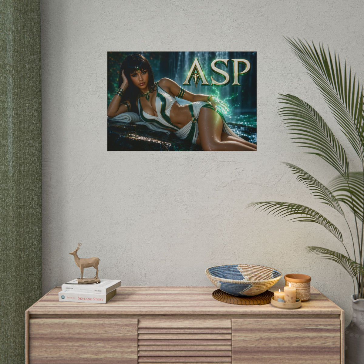 ASP Character Poster Comic Style Wall Decor Bedroom Collector Gift