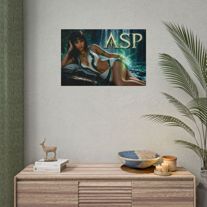 ASP Character Poster Comic Style Wall Decor Bedroom Collector Gift