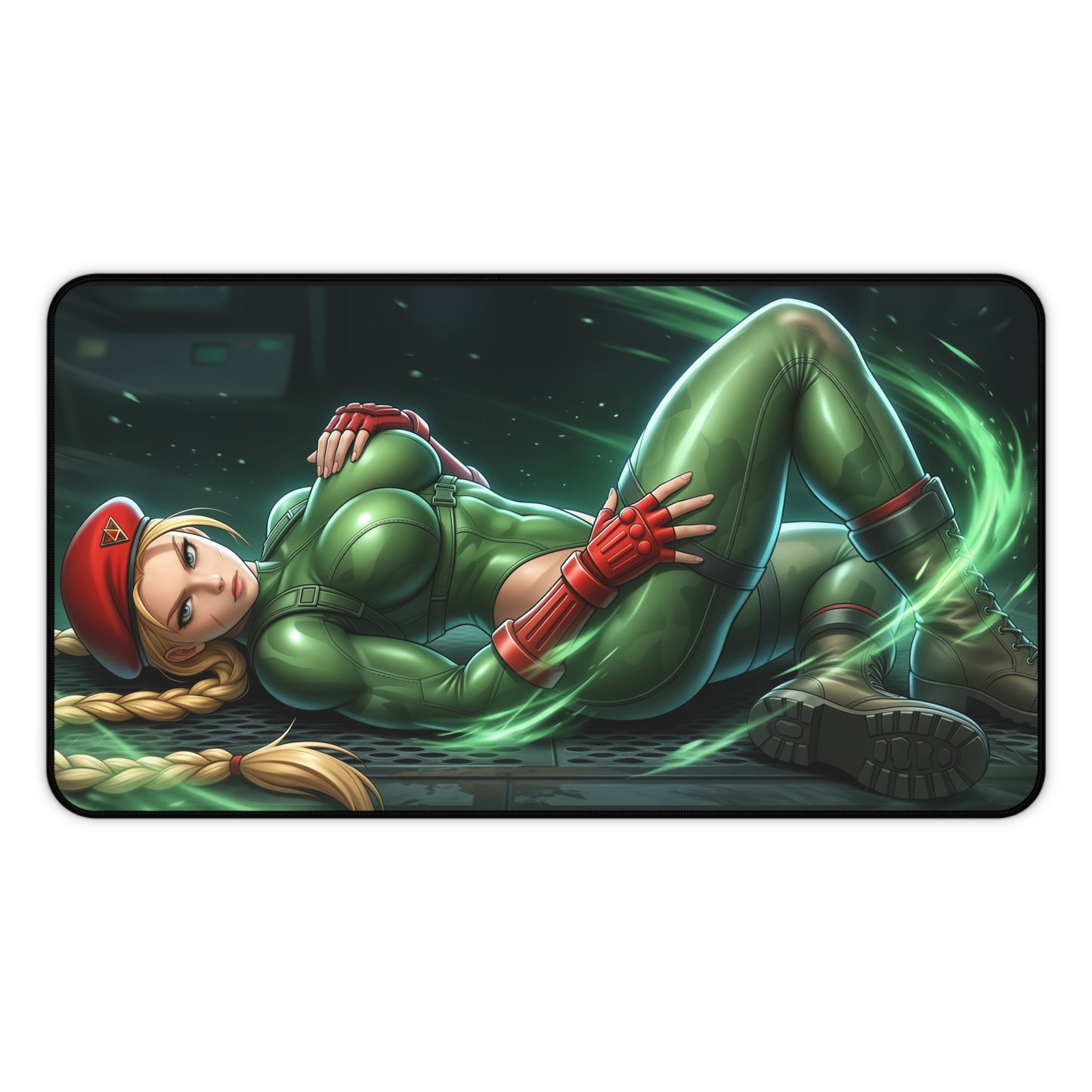 Street Fighter Mouse Pad, Cammy Desk Mat, Gamer Gift XXL