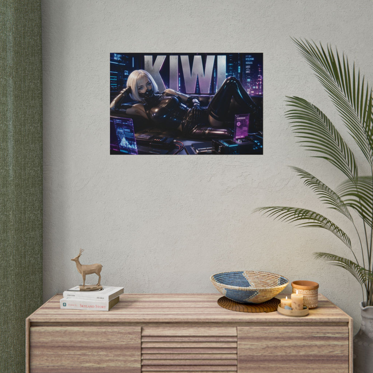 Anime Room Decor Kiwi Cyberpunk Edgerunners Poster Wall Art Character Print