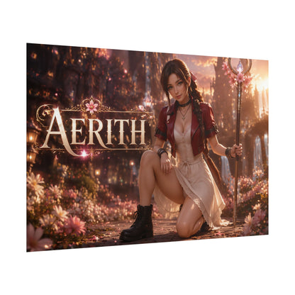 Fantasy Wall Art Aerith Gainsborough Poster Room Decor Collector Gift Art Print