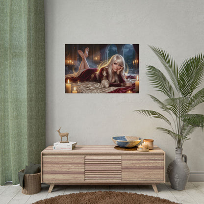 Keira Metz Poster, The Witcher Wall Art, Fantasy Print Decor