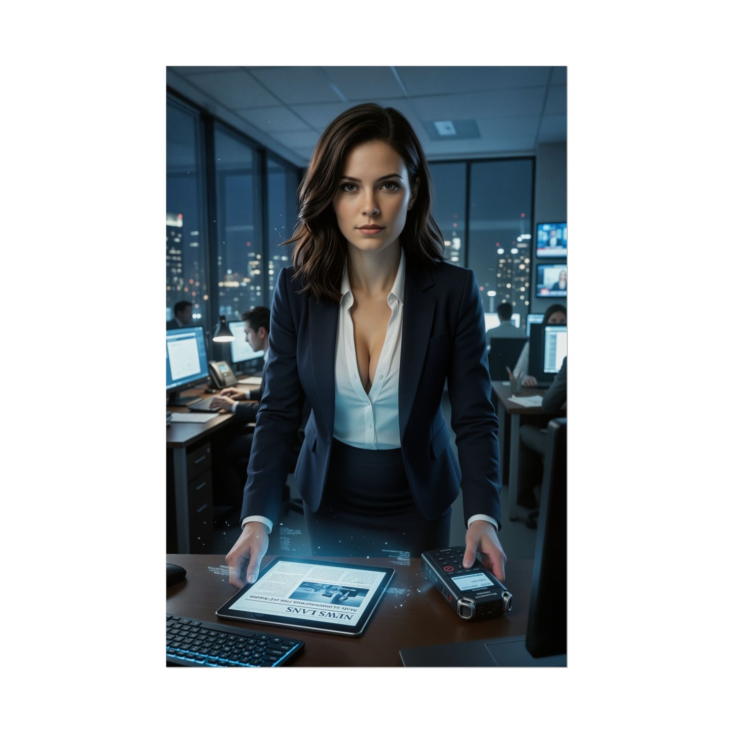 Lois Lane Poster, DC Comics Wall Art Print, Reporter Woman Decor, Comic Character Wall Art, Gift for Fan
