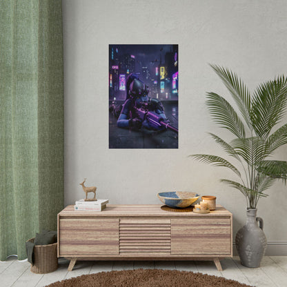 Widowmaker Overwatch Poster, Overwatch Wall Art Print, Sniper Girl Decor, Gaming Setup Wall Art, Gamer Gift