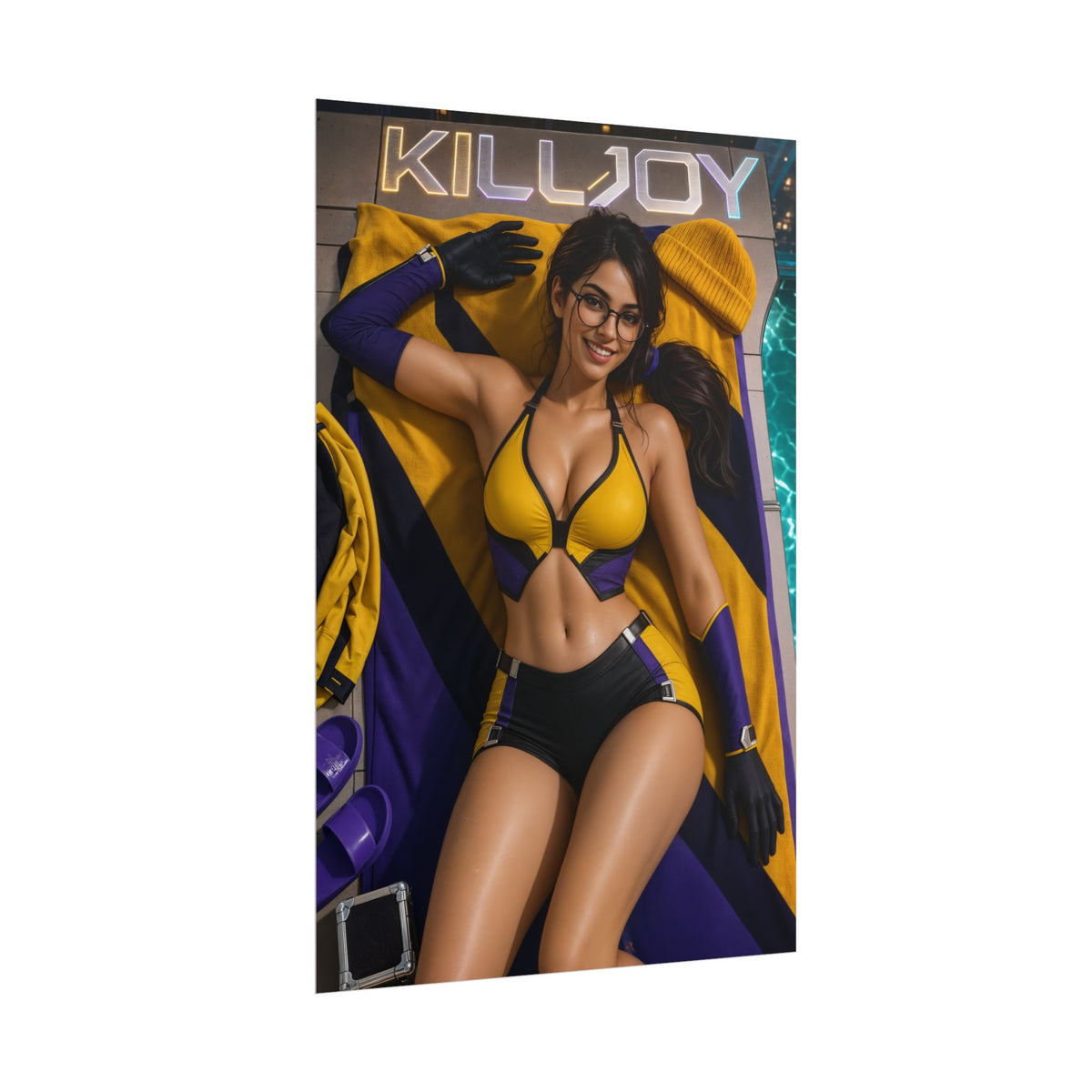 Killjoy Valorant Gaming Poster Wall Art Gamer Room Decor Collectible Print
