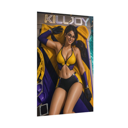 Killjoy Valorant Gaming Poster Wall Art Gamer Room Decor Collectible Print