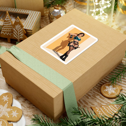 Наклейка Лара Крофт – вінілова наклейка Розкрадачка гробниць для ноутбуків, журналів та спорядження