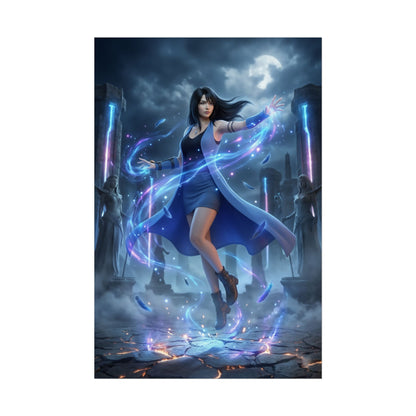 Rinoa Heartilly Poster – Final Fantasy Wall Art Print, Classic JRPG Decor