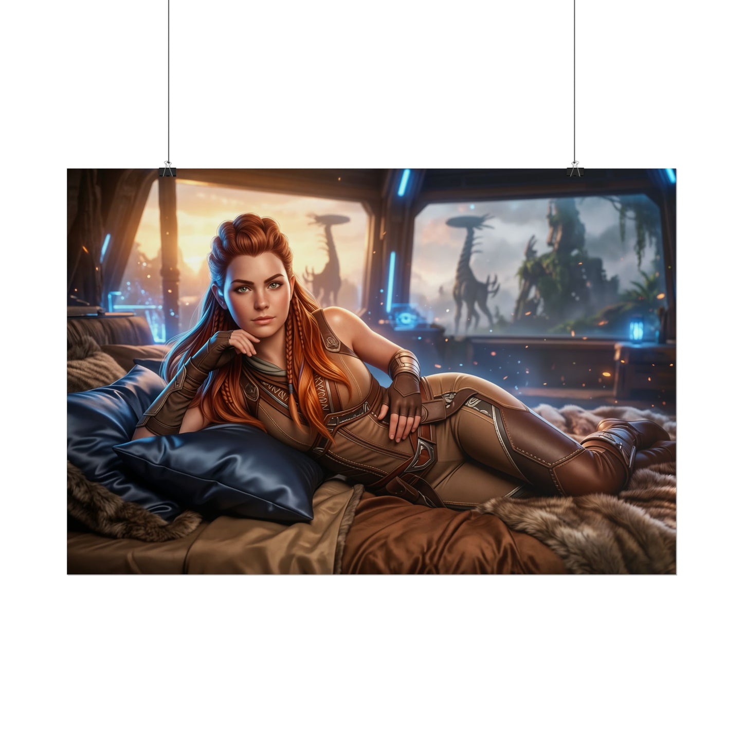 Aloy Horizon Poster, Gaming Poster, Adventure Wall Art, Room Decor