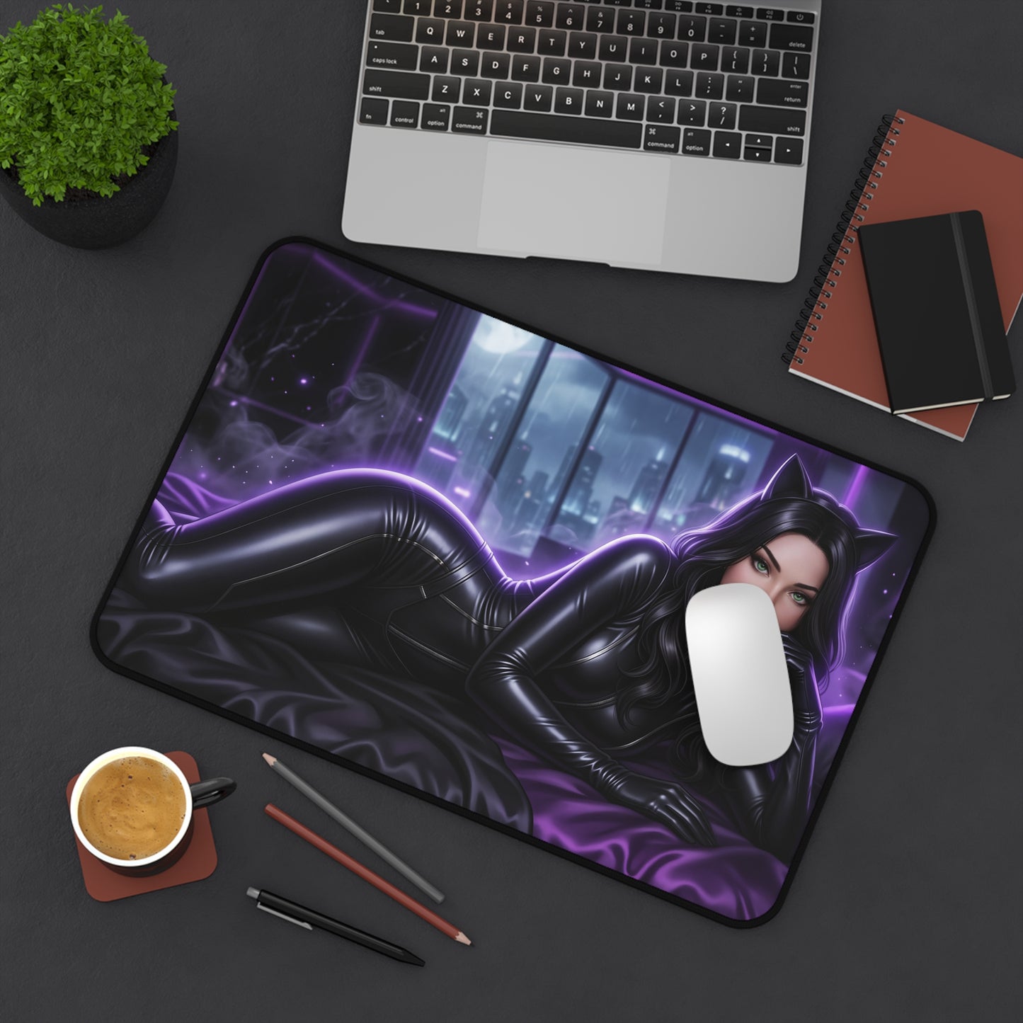 DC Comics Mouse Pad, Catwoman Desk Mat, Gamer Gift XXL