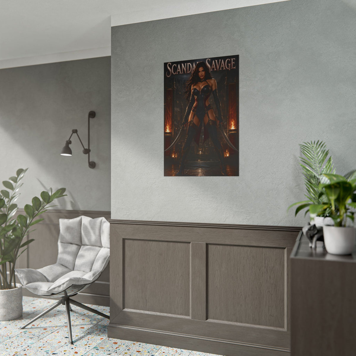 Scandal Savage Character Poster Comic Style Wall Decor Bedroom Collector Gift