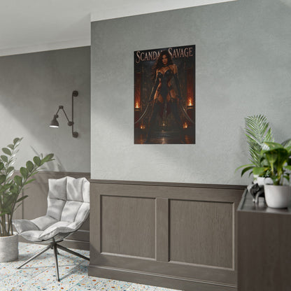 Scandal Savage Character Poster Comic Style Wall Decor Bedroom Collector Gift