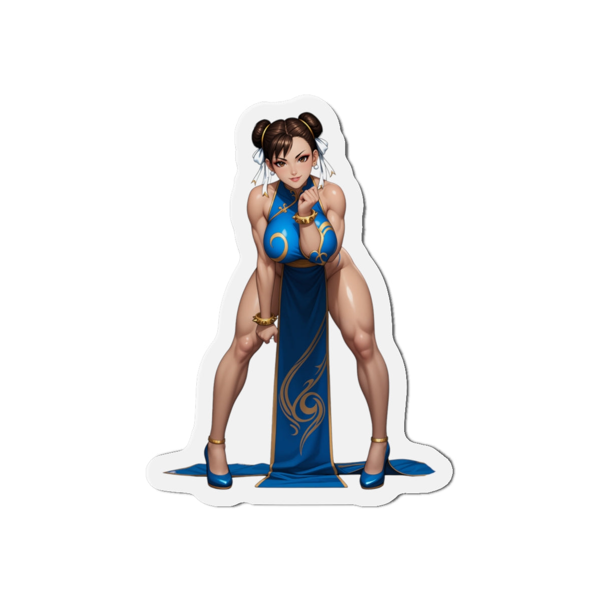 Chun-Li-Magnet – Street Fighter-Kühlschrankmagnet, Anime-Kriegerin-Dekoration