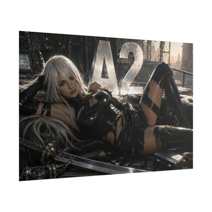 A2 NieR Poster Gaming Wall Art Gamer Room Decor Collectible Print