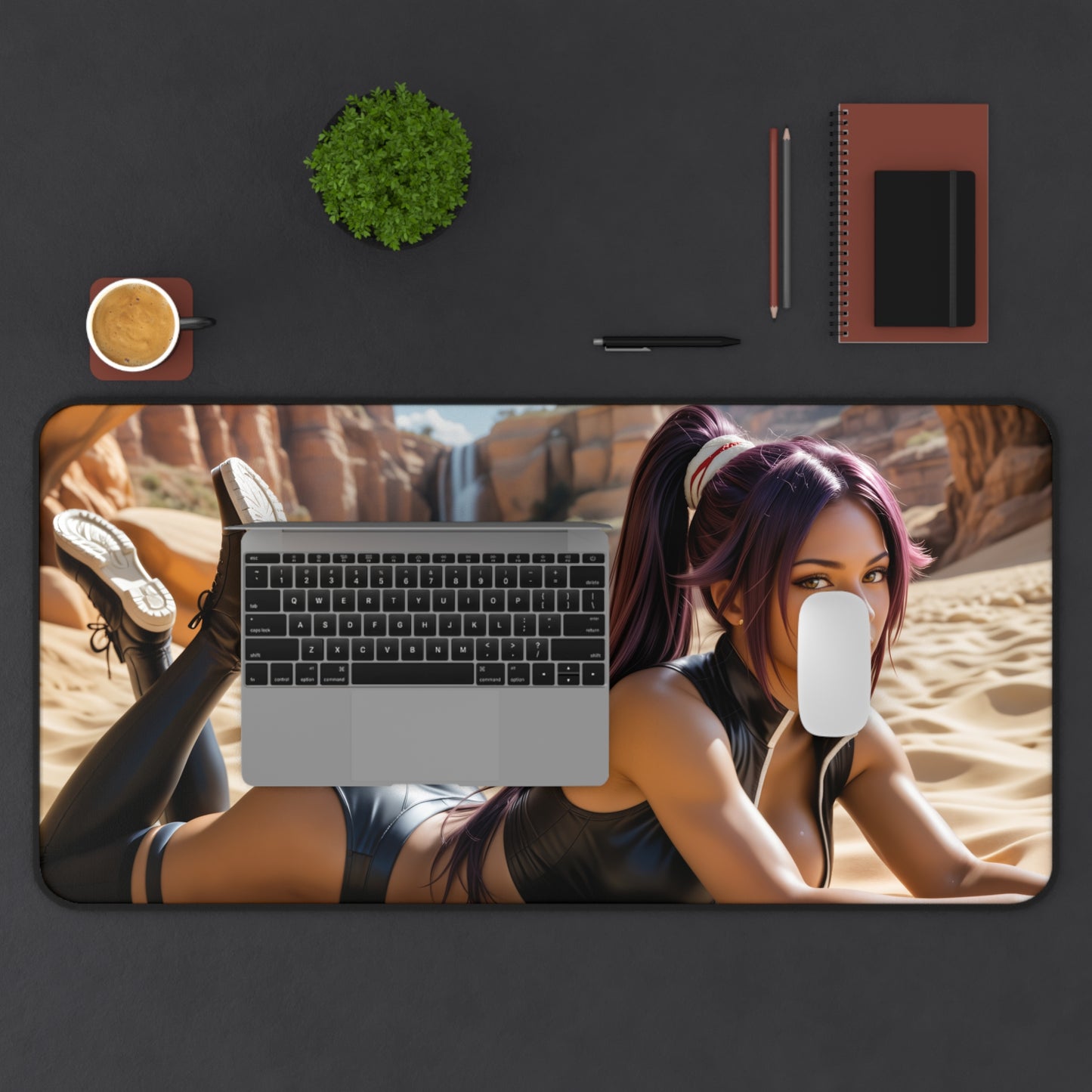 Килимок для миші Yoruichi Shihouin для ігор, килимок для столу Bleach, комплект аніме-дівчини-воїна