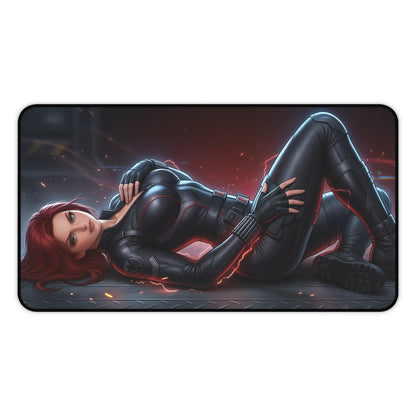Marvel Mouse Pad, Black Widow Desk Mat, Large Desk Pad