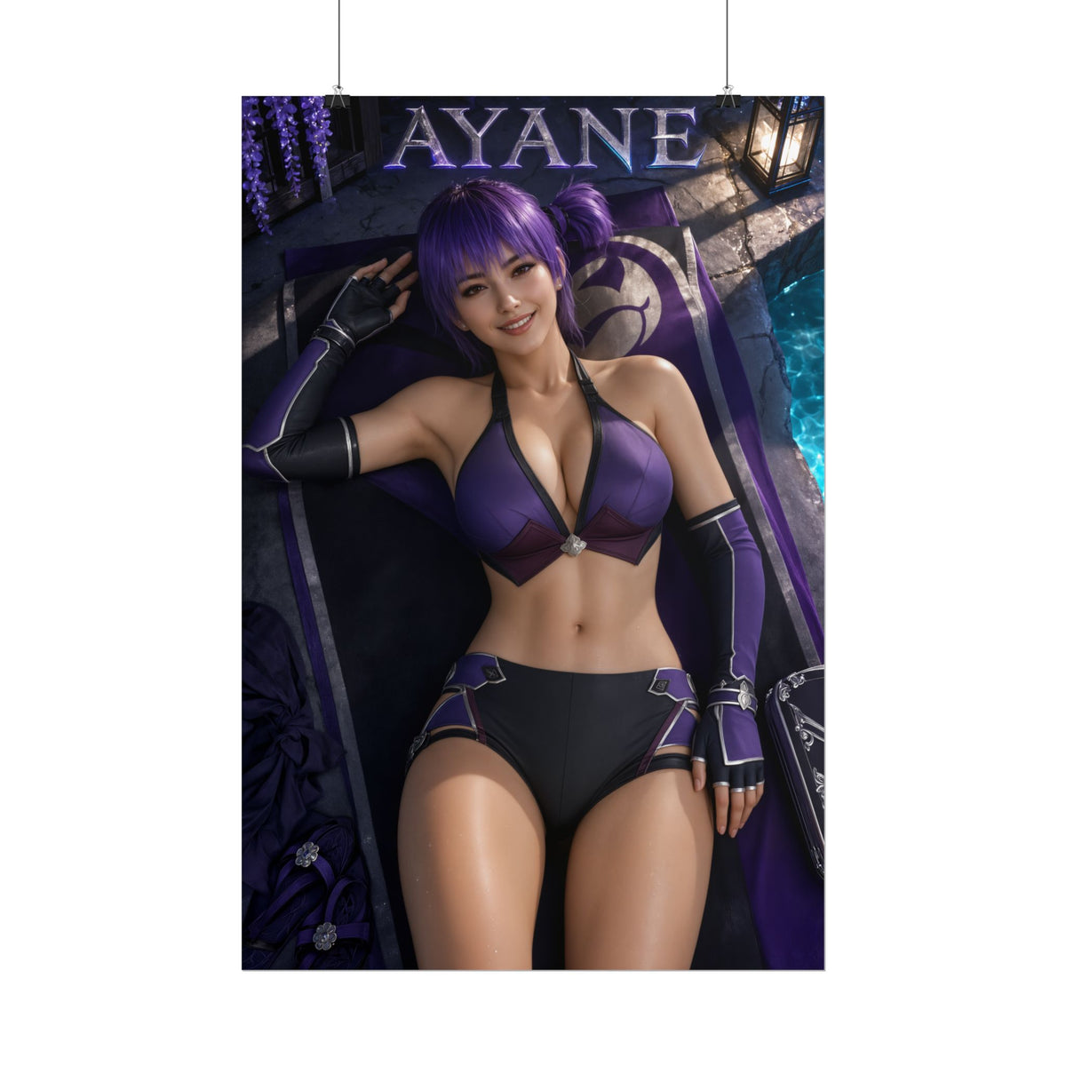 Gaming Wall Art Ayane Dead or Alive Poster Bedroom Game Room Decor Art Print