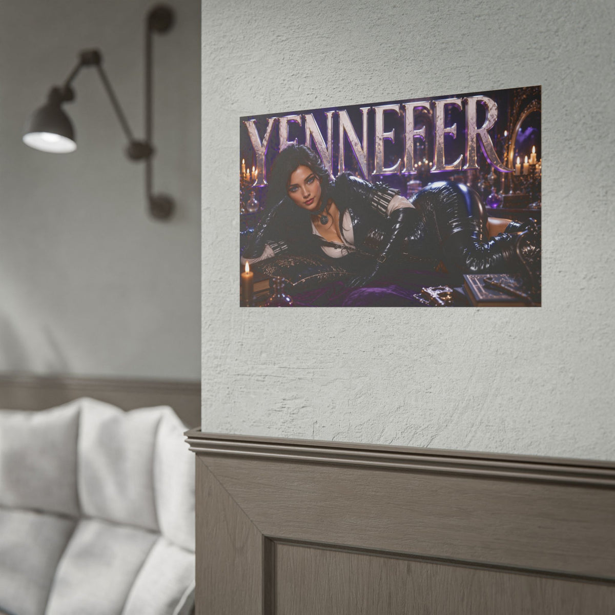 Yennefer of Vengerberg Poster The Witcher Gaming Wall Art Character Room Decor