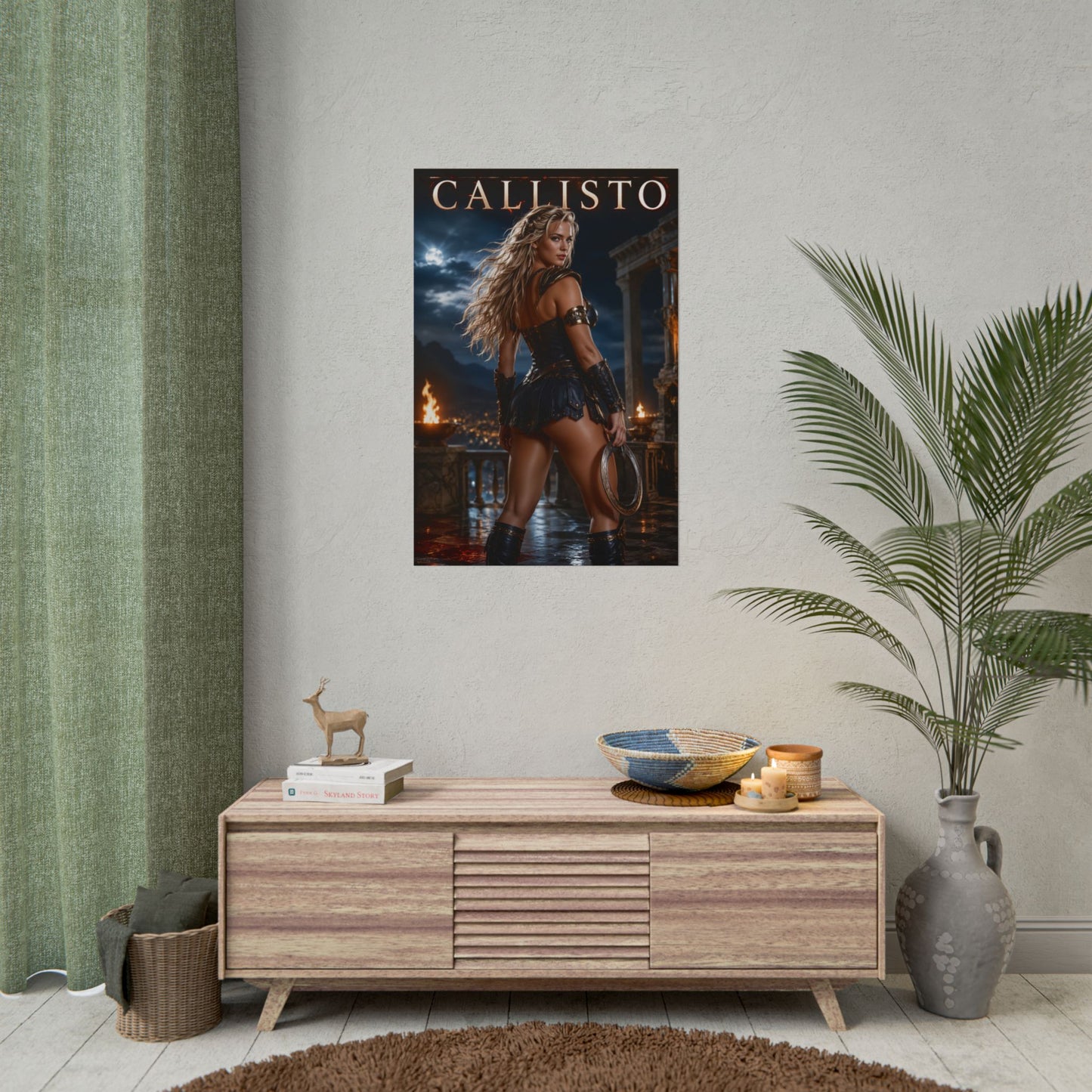 Callisto Warrior Princess Xena Fantasy Poster Wall Art Print
