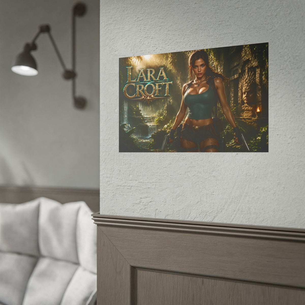 Lara Croft Tomb Raider Wall Art Poster PC Gaming Decor Bedroom Collector Print