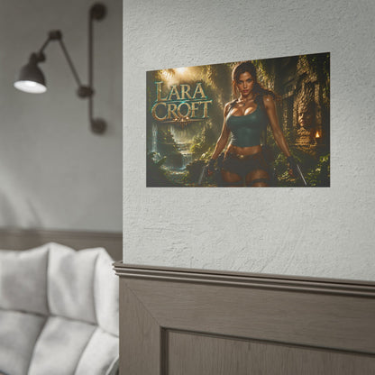 Lara Croft Tomb Raider Wall Art Poster PC Gaming Decor Bedroom Collector Print