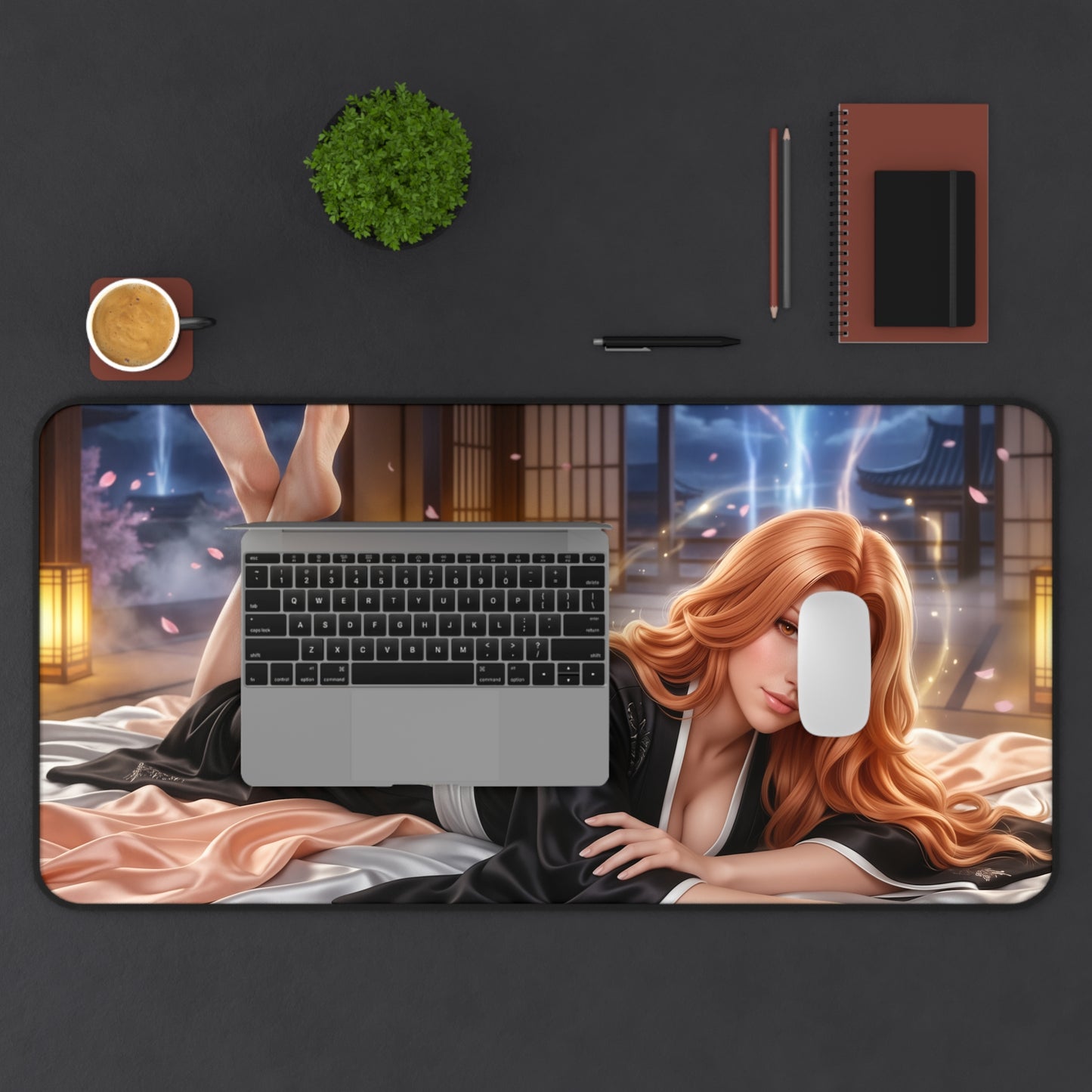 Bleach Mouse Pad, Rangiku Desk Mat, Anime Decor XXL