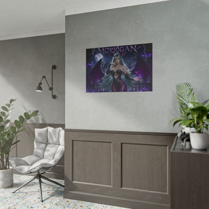Morrigan Aensland Darkstalkers Poster Wall Art Character Room Decor Collectible