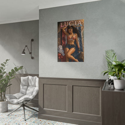 Game Room Decor Lucia Wall Art Poster Collectible Character Print