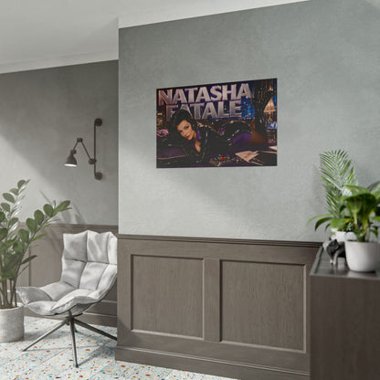 Natasha Fatale The Rocky and Bullwinkle Show Poster Wall Art Character Room Deco