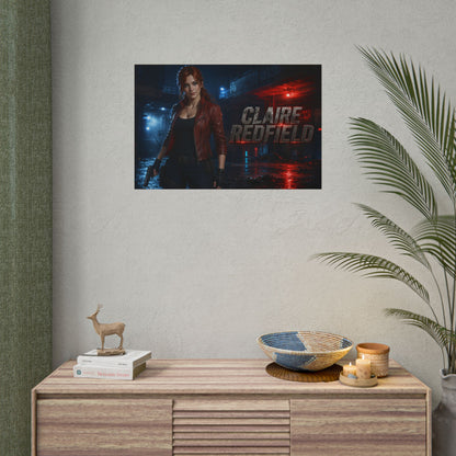 Claire Redfield Character Wall Art Gaming Poster Office Room Decor Gift