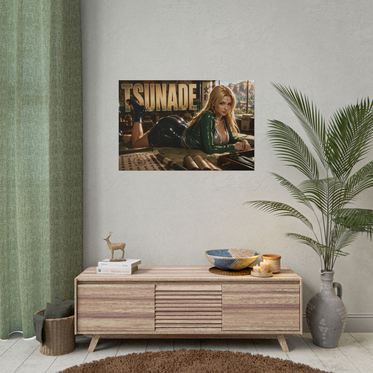 Tsunade Naruto Anime Poster Character Wall Art Room Decor Collectible Print
