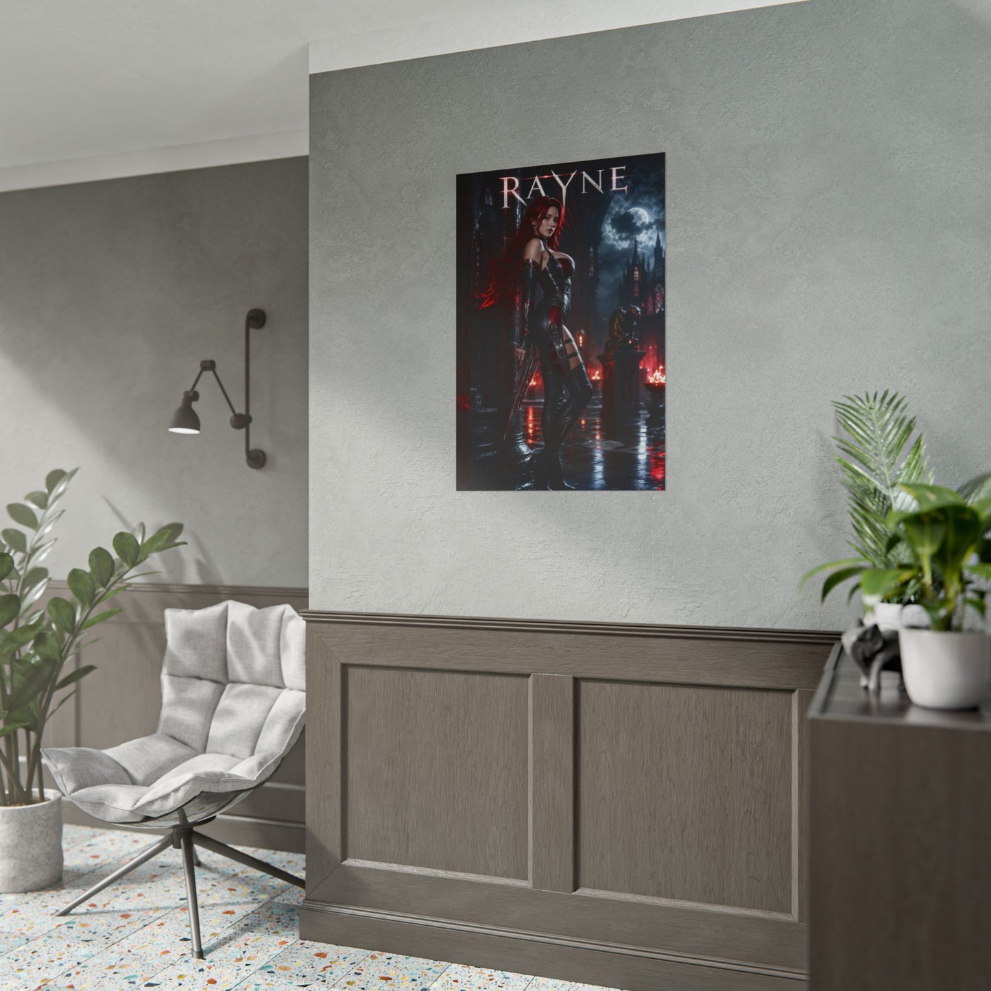 Rayne BloodRayne Poster Vampire Gaming Wall Art Print Decor