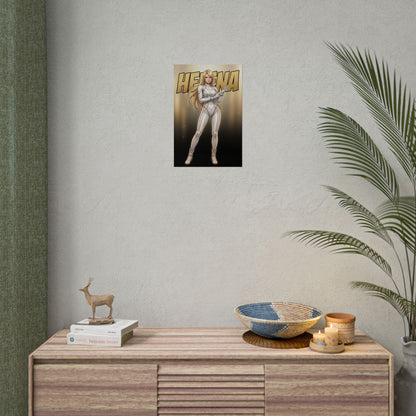 Helena Douglas Tekken Poster, Tekken Wall Art Print, Fighting Game Woman Decor, Gamer Room Wall Art, Gift
