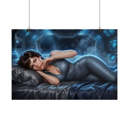 Ellen Ripley Poster, Alien Wall Art, Sci Fi Print, Gamer Decor